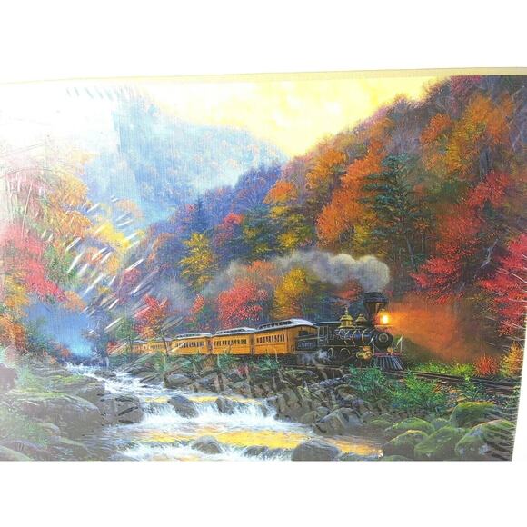 1000 Piece Puzzle Cobble Hill Smokey Train New Sealed - Picture 3 of 8